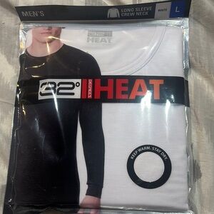 32 Degrees White Long Sleeve Tee for Comfort and Style